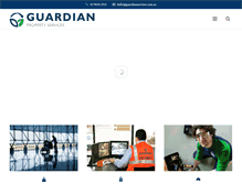 Tablet Screenshot of guardianservices.com.au